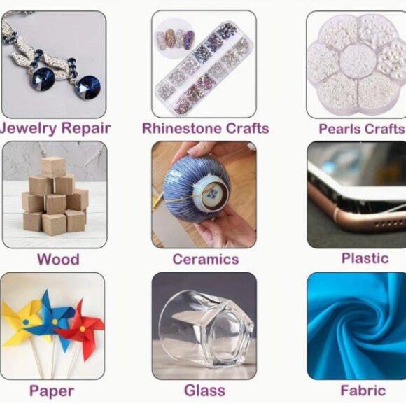 Multi-Purpose B-6000 Adhesive for DIY Jewelry, Watch Repair 1.68oz 50ml - Picture 2 of 5